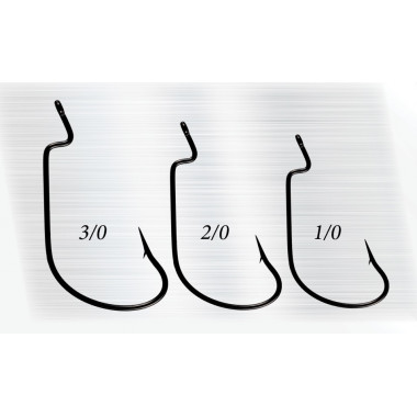 Modelo Anzuelo Baitsfishing - Superlock Worm - Black Nickel