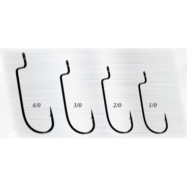 Baitsfishing Hook Model - Magna O´Shaughnessy Worm - Black Nickel