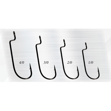 Modelo Anzuelo Baitsfishing - Magna O´Shaughnessy Worm - Black Nickel - Bulk