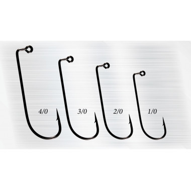 Modelo Anzuelo Baitsfishing - Jig Hook 90º - Black Nickel - Bulk