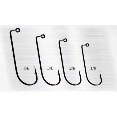 Modèle Hameçcon Baitsfishing - Jig Hook 90º - Black Nickel - Bulk