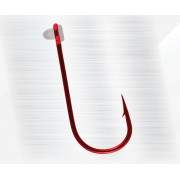 Anzuelo Baitsfishing - Trailer Spinnerbait Hook - Red - 2/0 - 10pcs + 10 topes