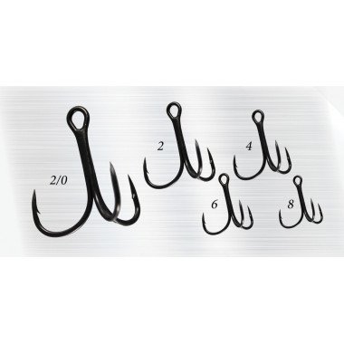 Modelo Anzuelo Baitsfishing - Triple Hook 7547 - Black Nickel