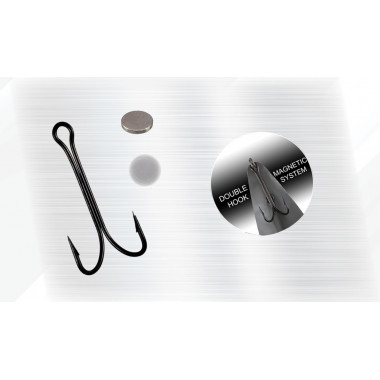 Modelo Anzuelo Baitsfishing - Kit Spoon Double Hook 8918 - Black Nickel