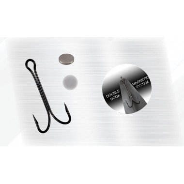 Modelo Anzuelo Baitsfishing - Kit Spoon Double Hook 8918 - Black Nickel