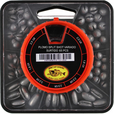 Plomo Baitsfishing - Caja Split Shot - 65pcs