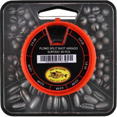 Plomo Baitsfishing - Caja Split Shot - 65pcs