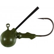 Anzuelo Baitsfishing - Technical Football Jig - 3/8 oz - 2/0 - Black / Red Flake - 2pcs