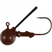 Anzuelo Baitsfishing - Technical Football Jig - 3/8 oz - 2/0 - Brown / Black Flake - 2pcs