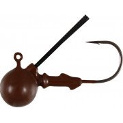 Anzuelo Baitsfishing - Technical Football Jig - 3/8 oz - 2/0 - Brown / Black Flake - 2pcs