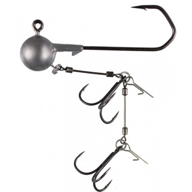 Modelo Anzuelo Baitsfishing - Magnum Jig Head Barbarian X2 Treble Hook and Blade
