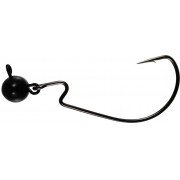 Tungsten Baitsfishing - Pure Swing Fooball Jig - 1/2 oz - 3/0 - Black - 2pcs