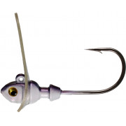Tungsten Baitsfishing - Pure Scrunger Jig - 1/2 oz - 4/0 - Purple / White - 2pcs