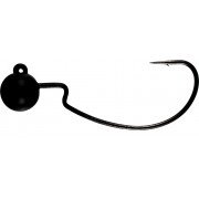 Tungsten Baitsfishing - T-Round Jig - 1/8 oz - 1/0 - Black - 2pcs